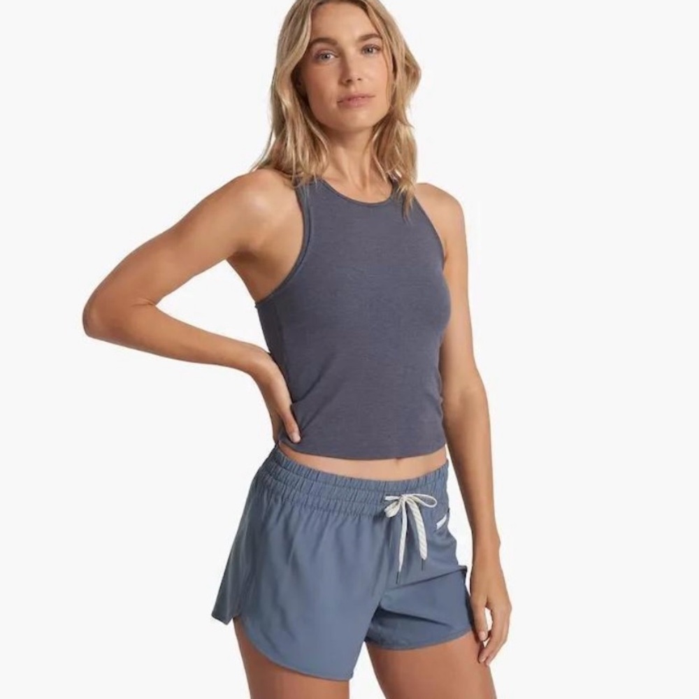 Vuori Women's Slate Blue Racerback Tank Top